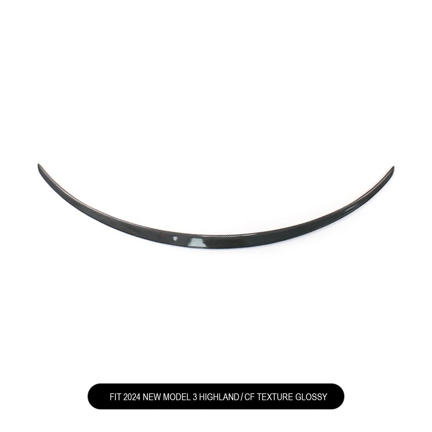 Evtesparts Tesla Model 3 Highland Spoiler Carbon Fiber Rear Trunk Wing