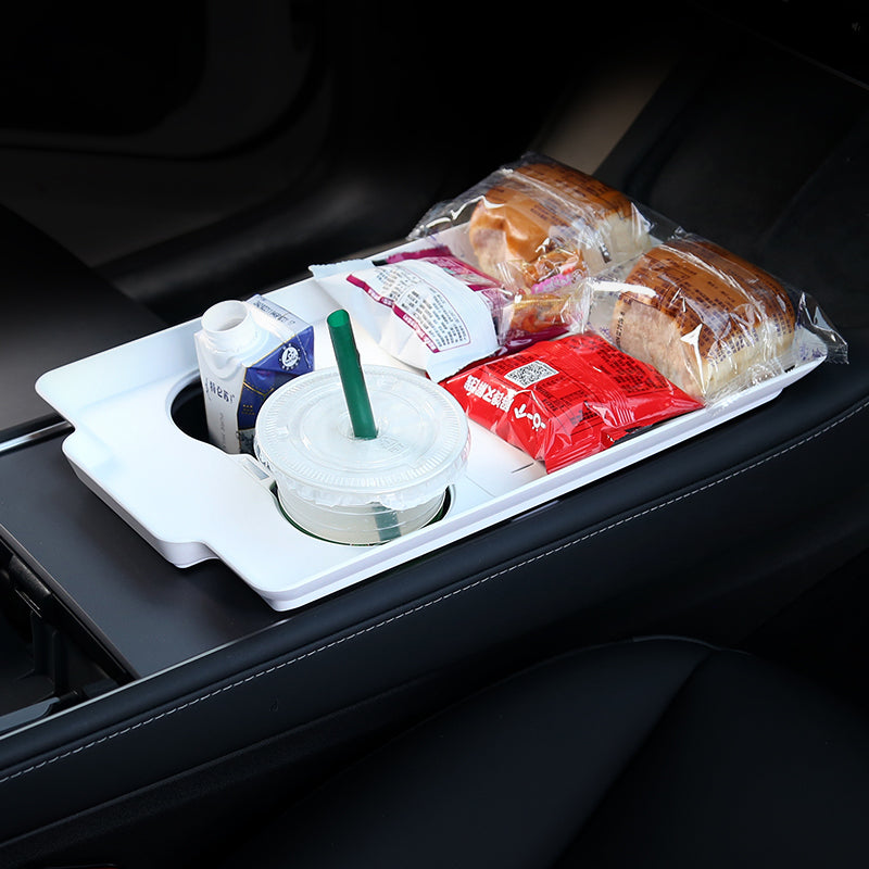 Tesla Model 3/Y Central Console Organizer Tray Food Desk