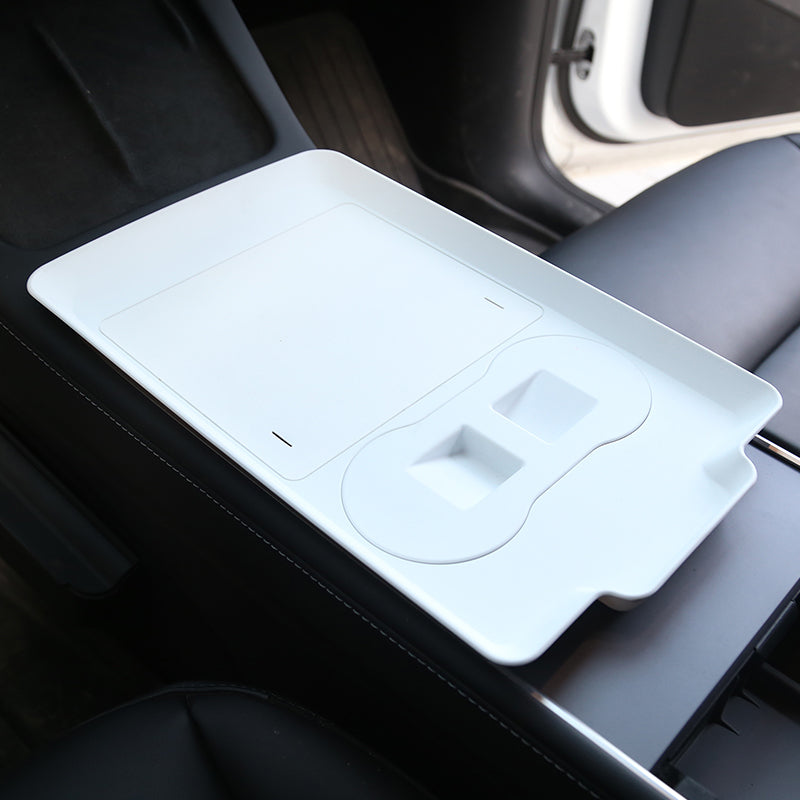 Tesla Model 3/Y Central Console Organizer Tray Food Desk