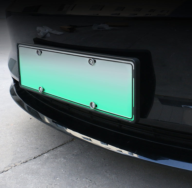 Evtesparts Snap On License Plate Frame Holder For Tesla Model 3 Highland 2023+