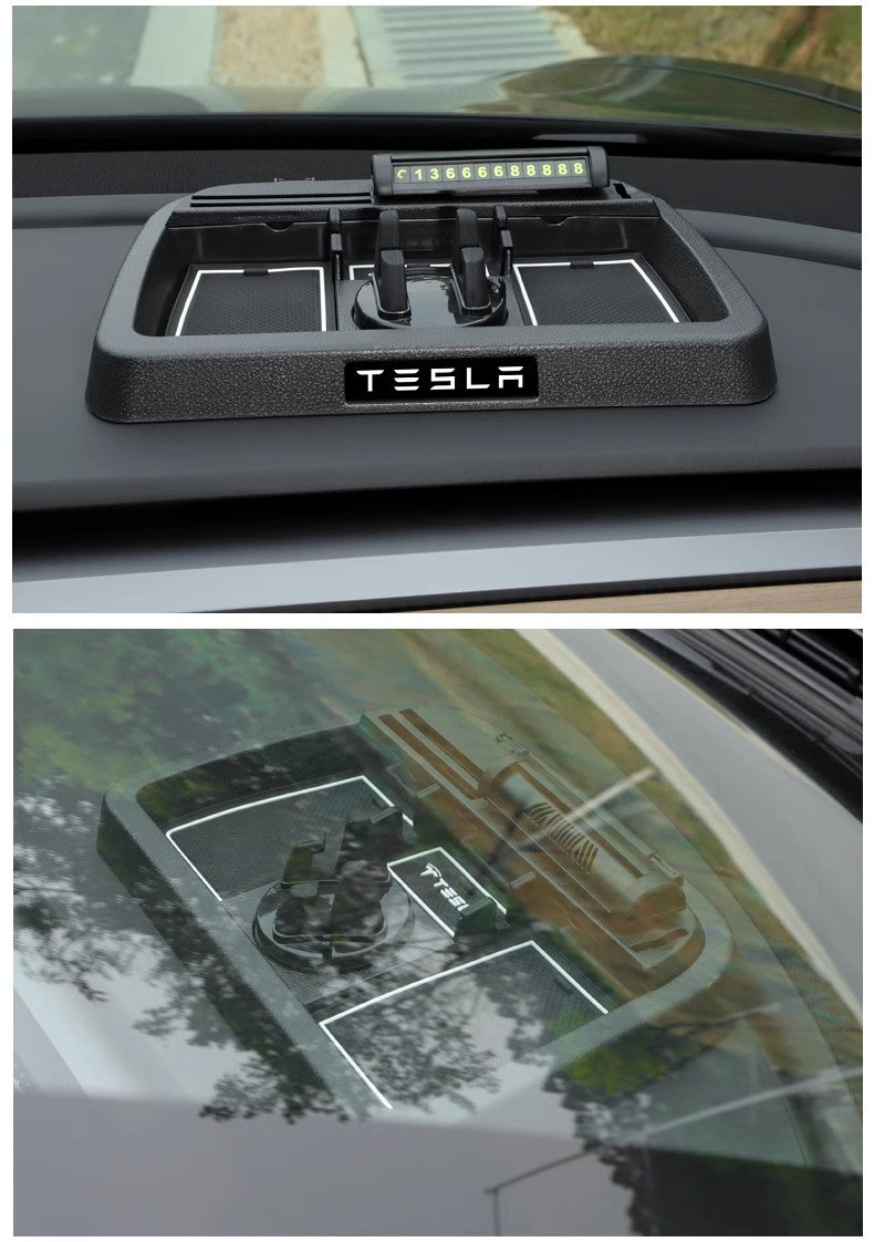 Model 3 & Y Center Console Dashboard Storage Box Multi-Function Tray