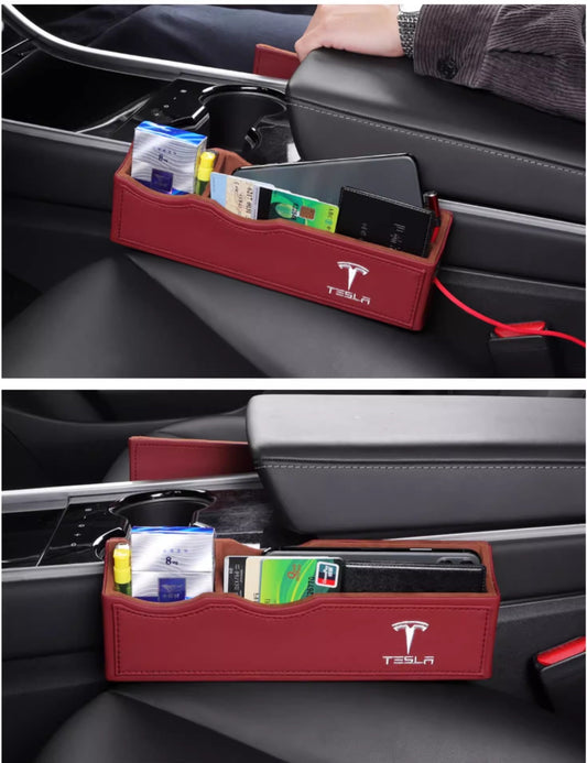Model 3 Y X S Car Seat Gap Storage Box Organizer