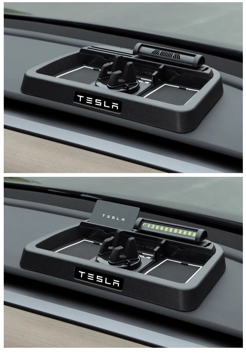 Model 3 & Y Center Console Dashboard Storage Box Multi-Function Tray
