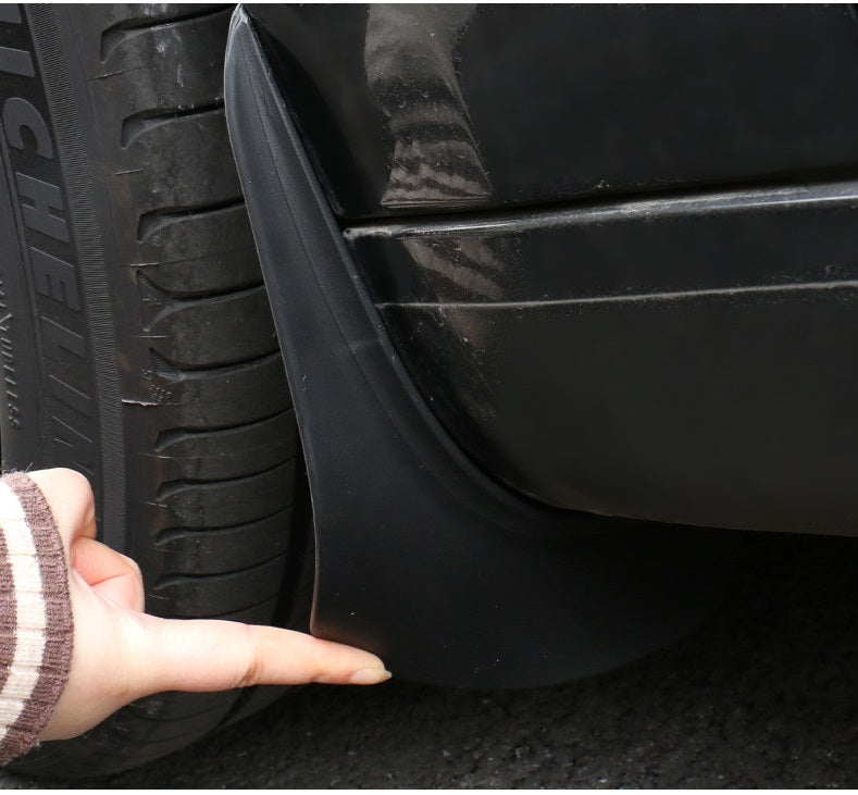 Evtesparts OEM Style TPE Mud Flaps Splash Guard For Tesla Model 3 Highland