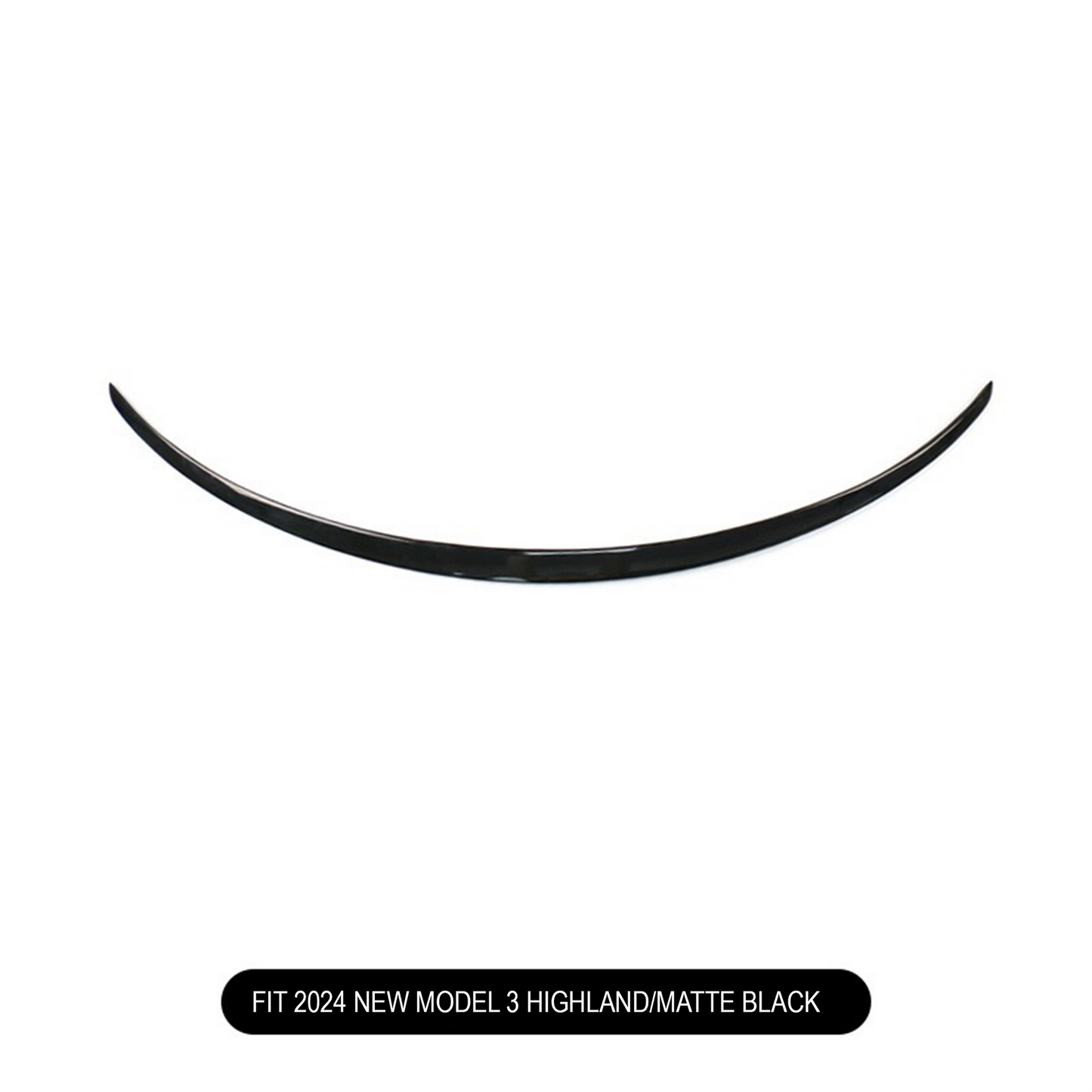 Evtesparts Tesla Model 3 Highland Spoiler Carbon Fiber Rear Trunk Wing