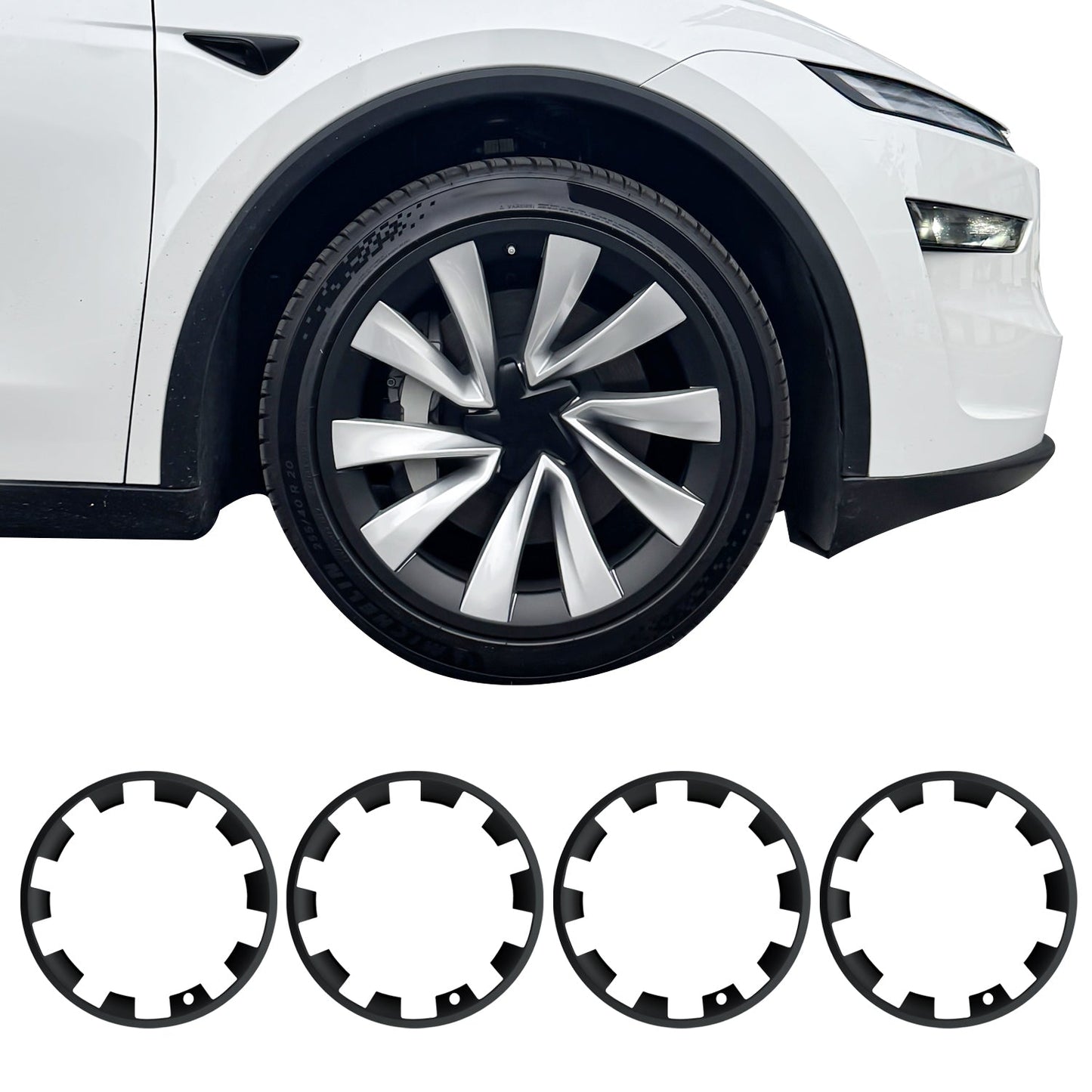 20" Wheel Rim Protector For Tesla Model Y Juniper (All-In-One)