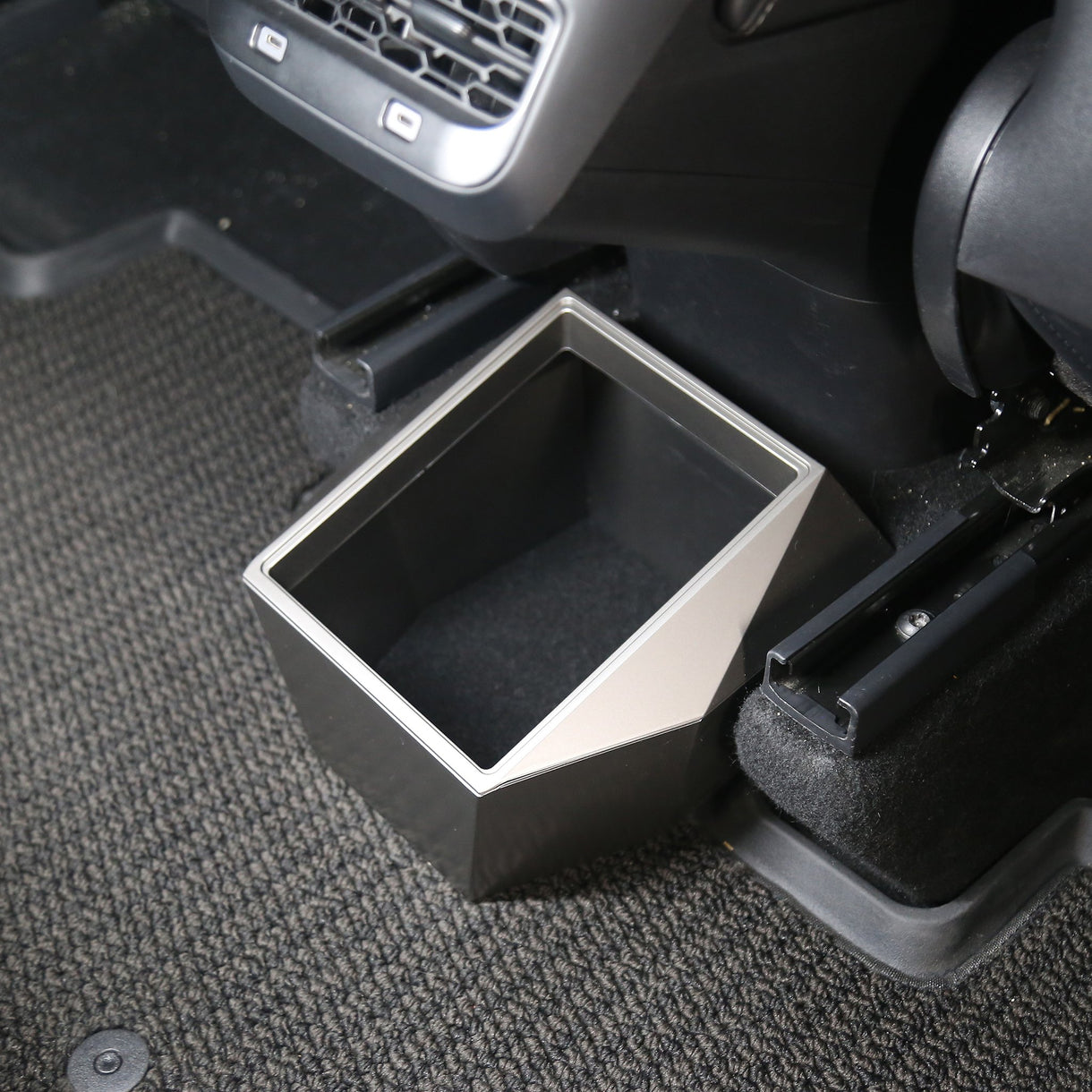 Evtesparts Cybertruck Style Rear Seat Storage Box For Tesla Model Y 2021-2023