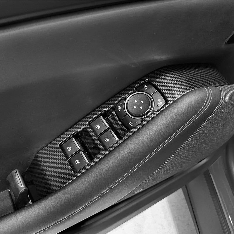 Mach-E Window Lift Switch Button Panel Trim Set For Ford Mustang