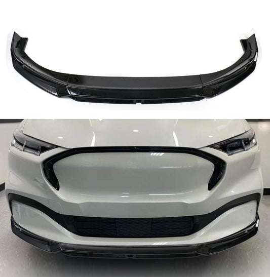 Mach E Front Shovel Front Bumper Splitter Lip For Ford Mustang
