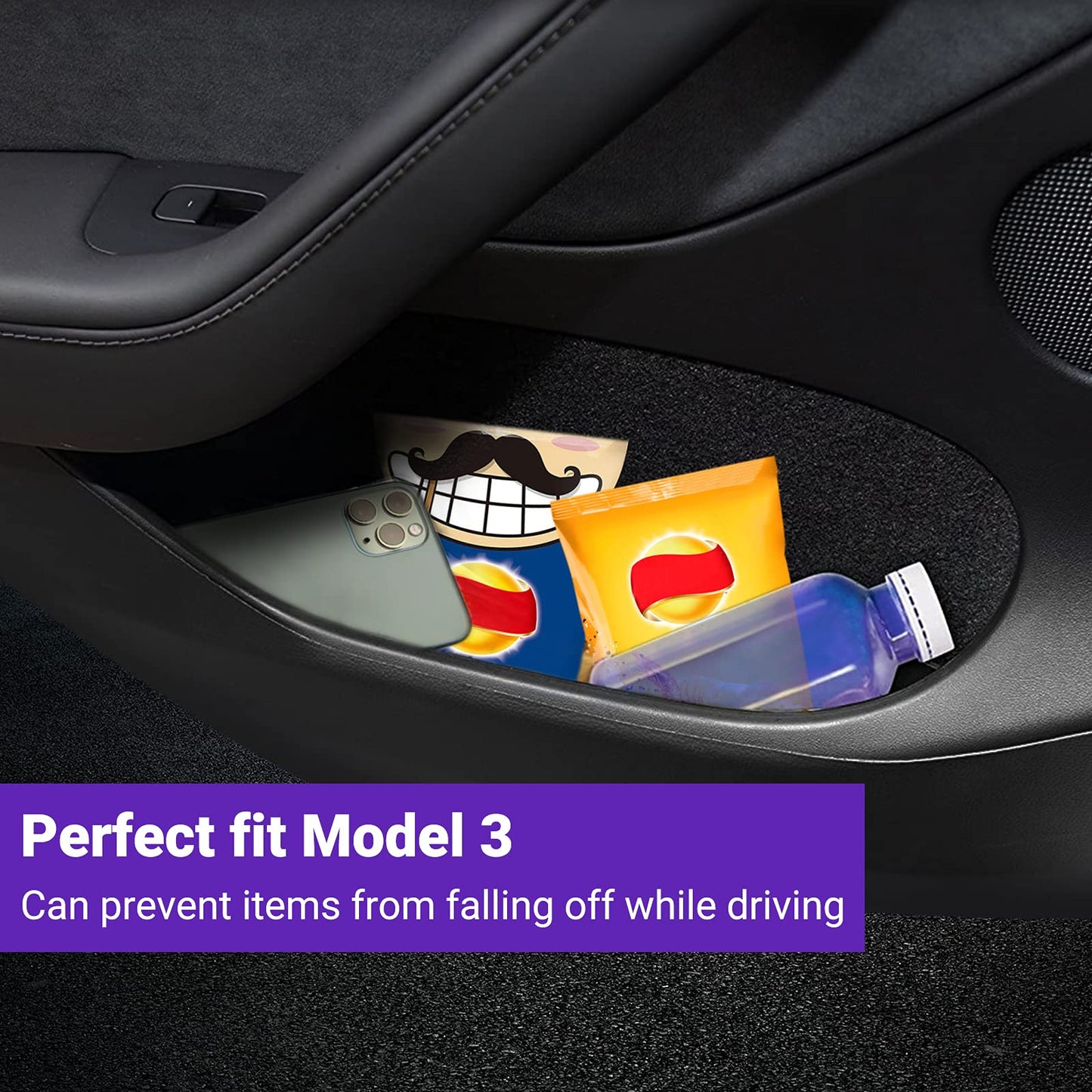 Evtesparts Model 3 Door Side Storage Box (Set Of 4)