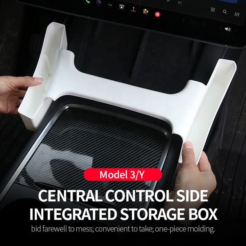 Tesla Model 3/Y Center Console Side Organizer Storage Box