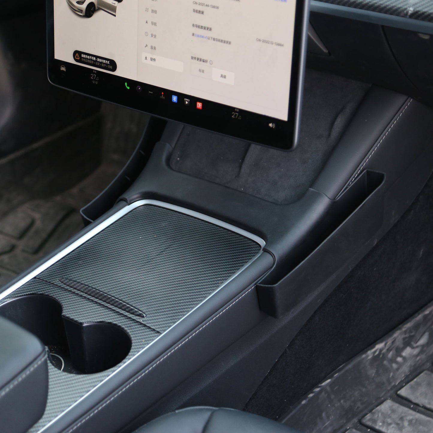 Tesla Model 3/Y Center Console Side Organizer Storage Box