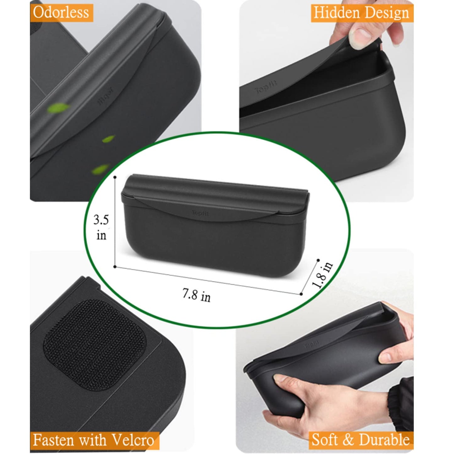 Tesla Model 3/Y Silicone Sunglasses Storage Box Organizer