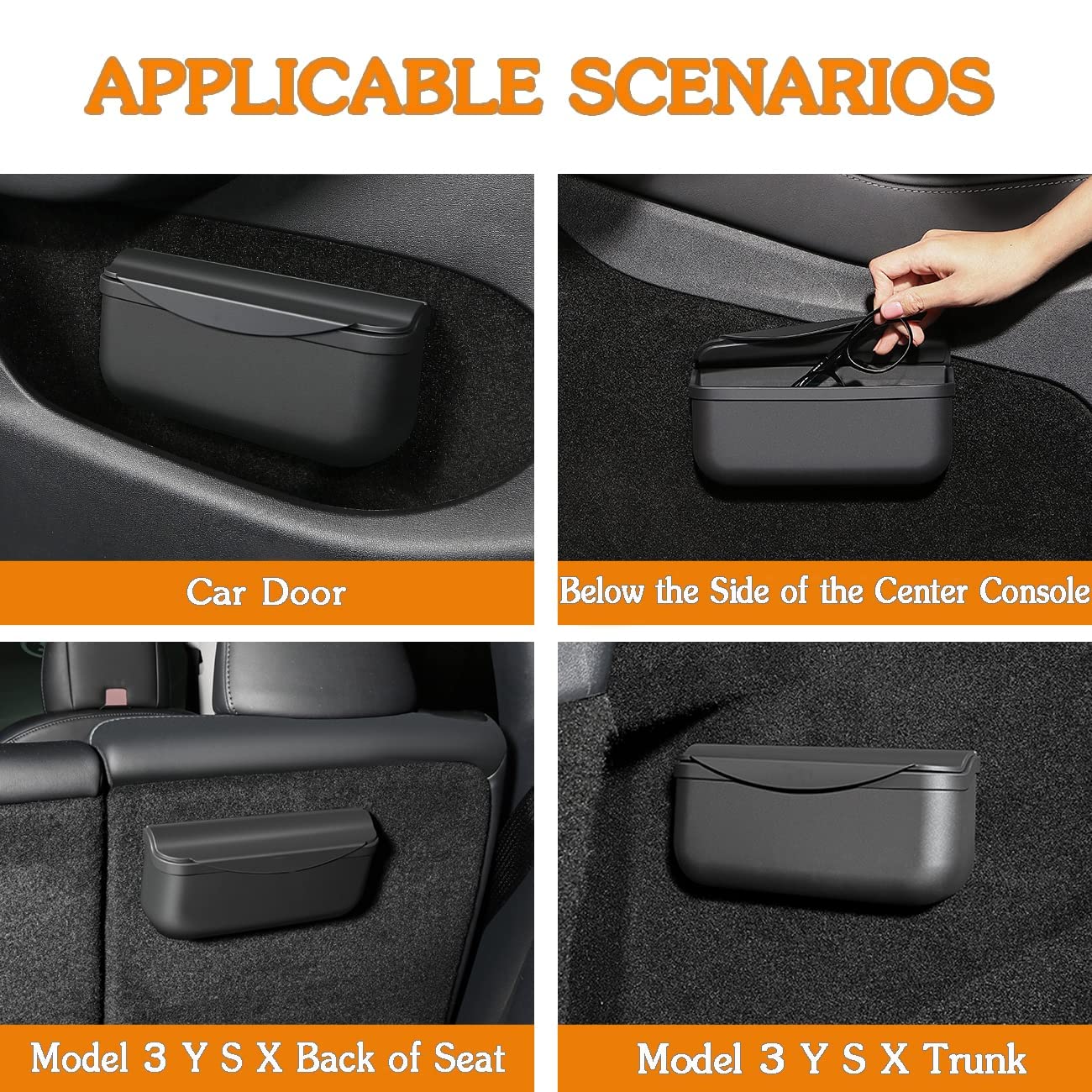Tesla Model 3/Y Silicone Sunglasses Storage Box Organizer