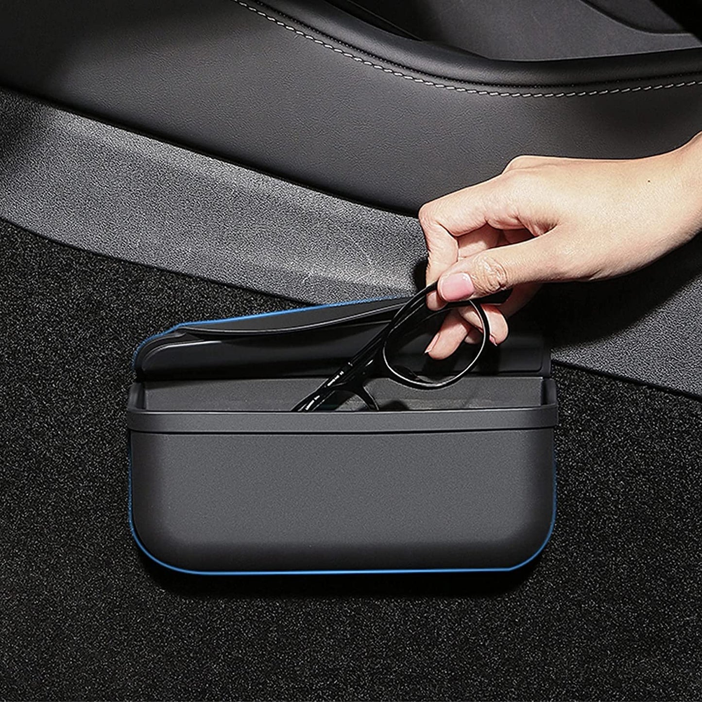 Tesla Model 3/Y Silicone Sunglasses Storage Box Organizer