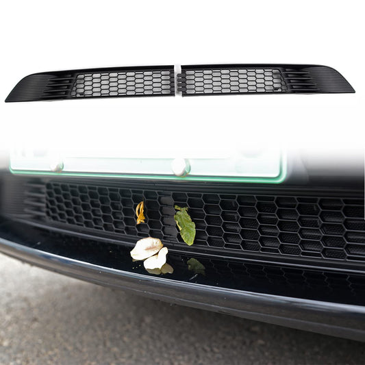 Evtesparts Model 3/Y Front Grille Mesh Insert Net Radiator Cover (2Pcs)