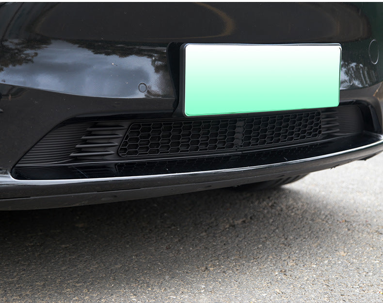 Evtesparts Model 3/Y Front Grille Mesh Insert Net Radiator Cover (2Pcs)