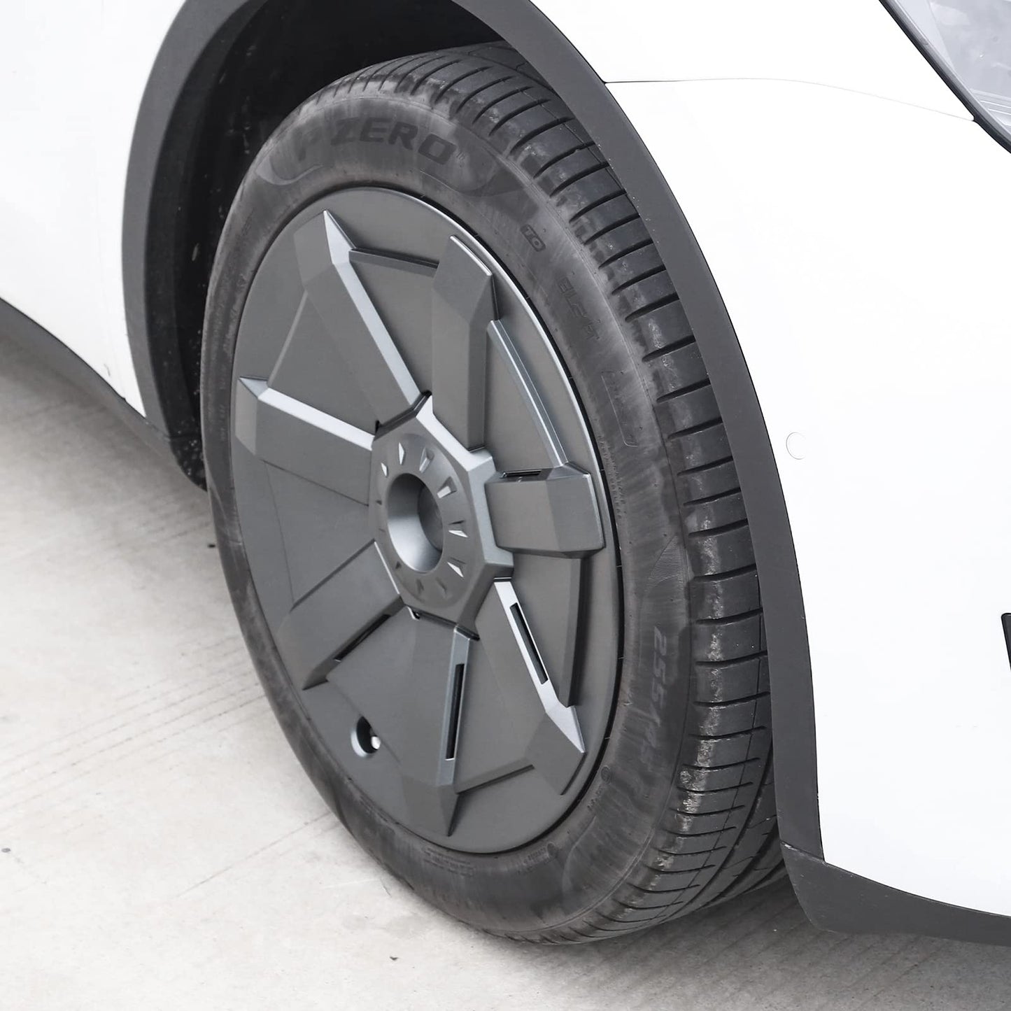 Evtesparts Model Y 19" Wheel Covers Cybertruck Style Hubcaps (Set of 4)