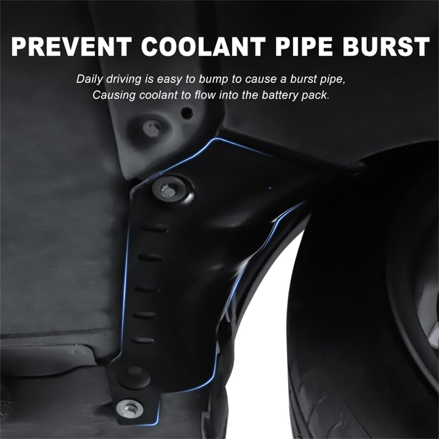 Evtesparts Model Y Coolant Pipe Lower Guard Plate Protector