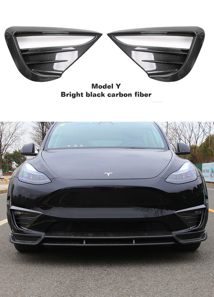 Evtesparts Model Y Fog Light Trim Eyebrow Cover
