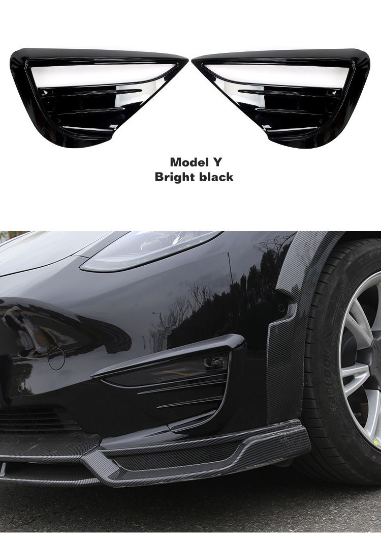 Evtesparts Model Y Fog Light Trim Eyebrow Cover