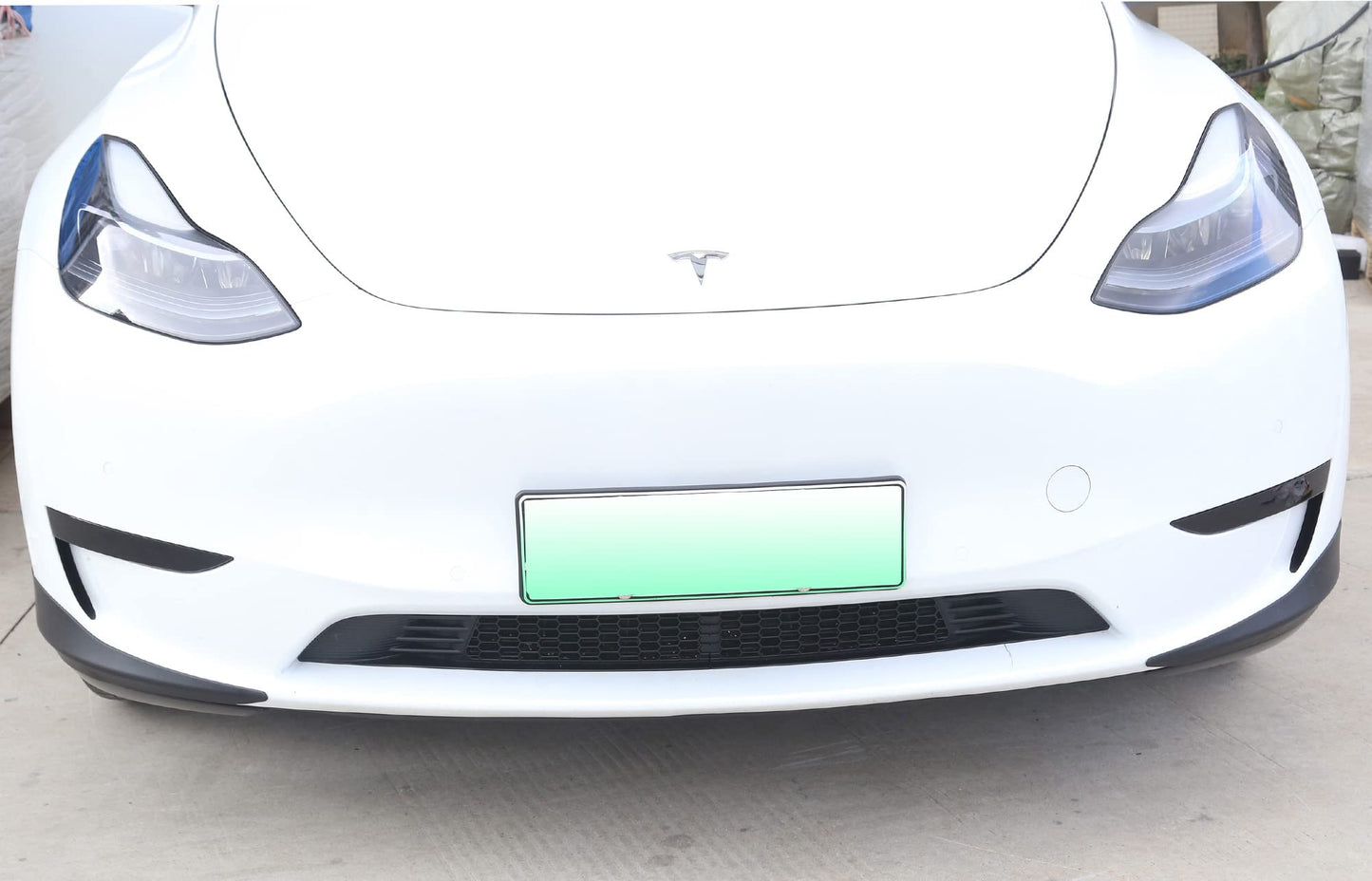 Evtesparts Model Y Front Bumper Corner Anti Collision Strips