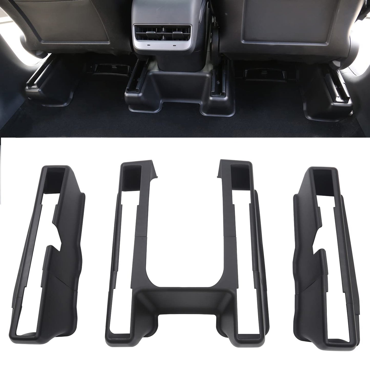 Evtesparts Model Y Seat Slide Rail Covers Seat Corner Guard Protector (7Pcs)