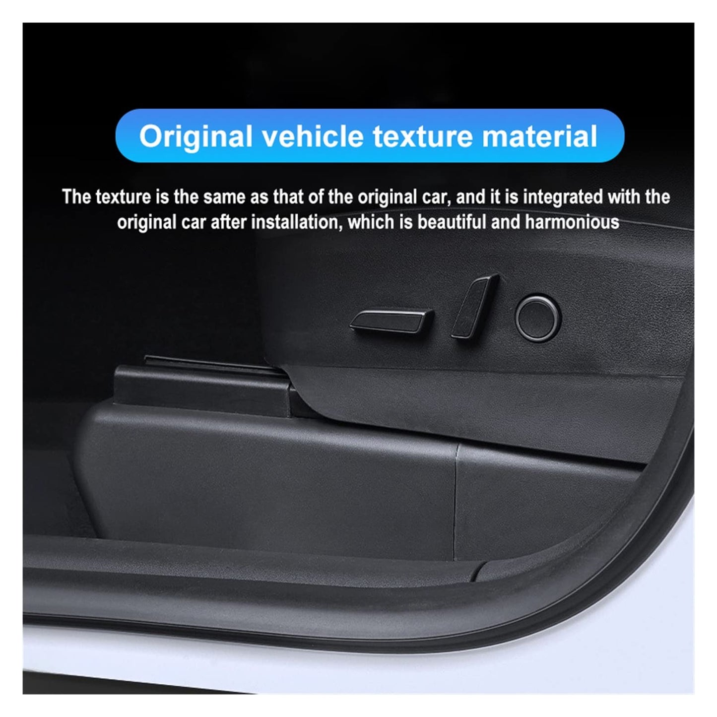 Evtesparts Model Y Seat Slide Rail Covers Seat Corner Guard Protector (7Pcs)
