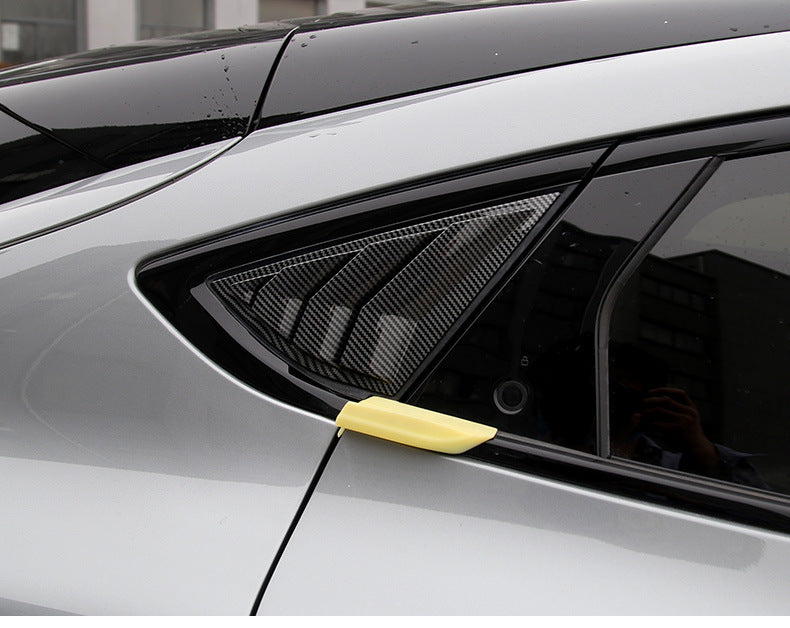Rear Triangle Windows Shutters Cover Trim For Ford Mustang Mach-e