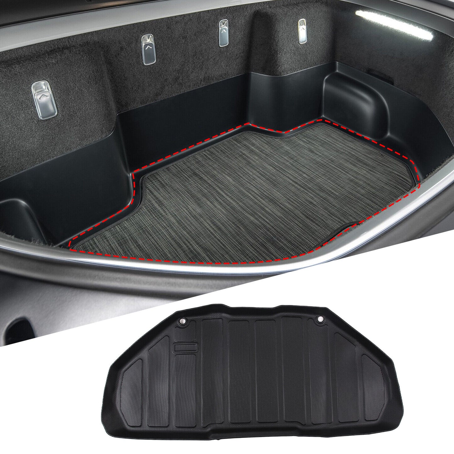 Rivian R1T Front Trunk Mats Cargo Liners 2022 2023