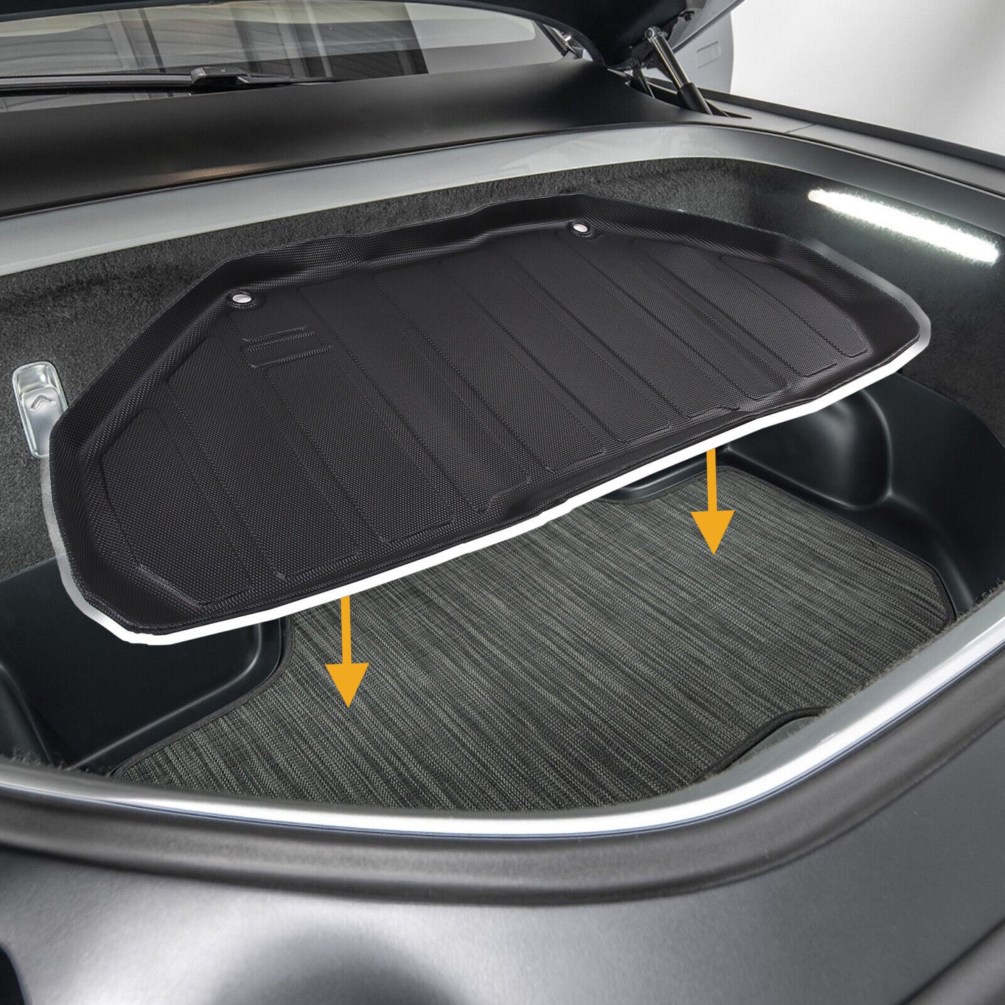 Rivian R1T Front Trunk Mats Cargo Liners 2022 2023
