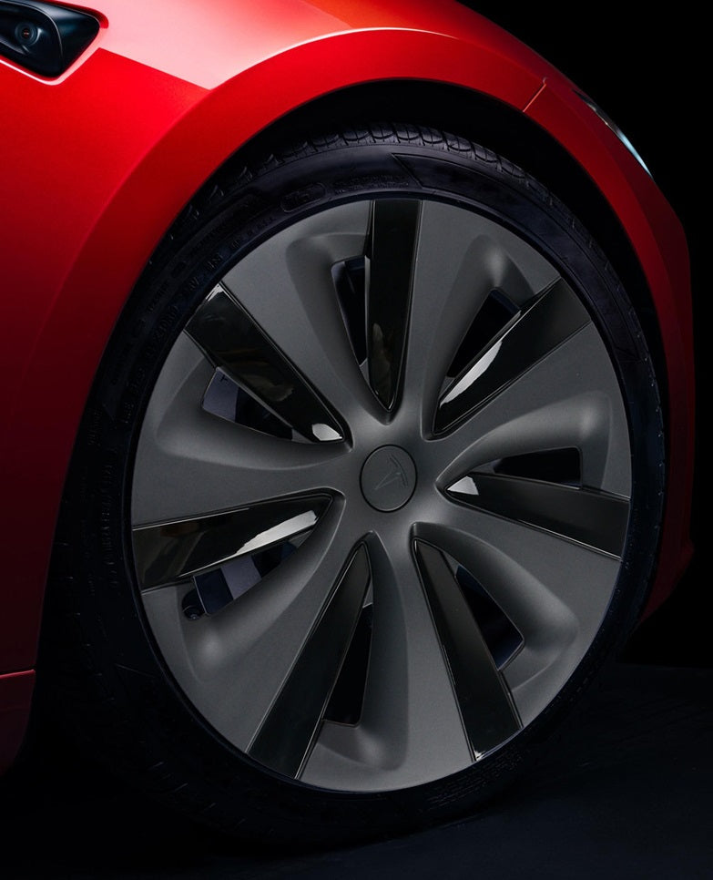 Evtesparts Model 3 Highland 18" Wheel Covers Hubcaps Inspired By Model S Wheel Style