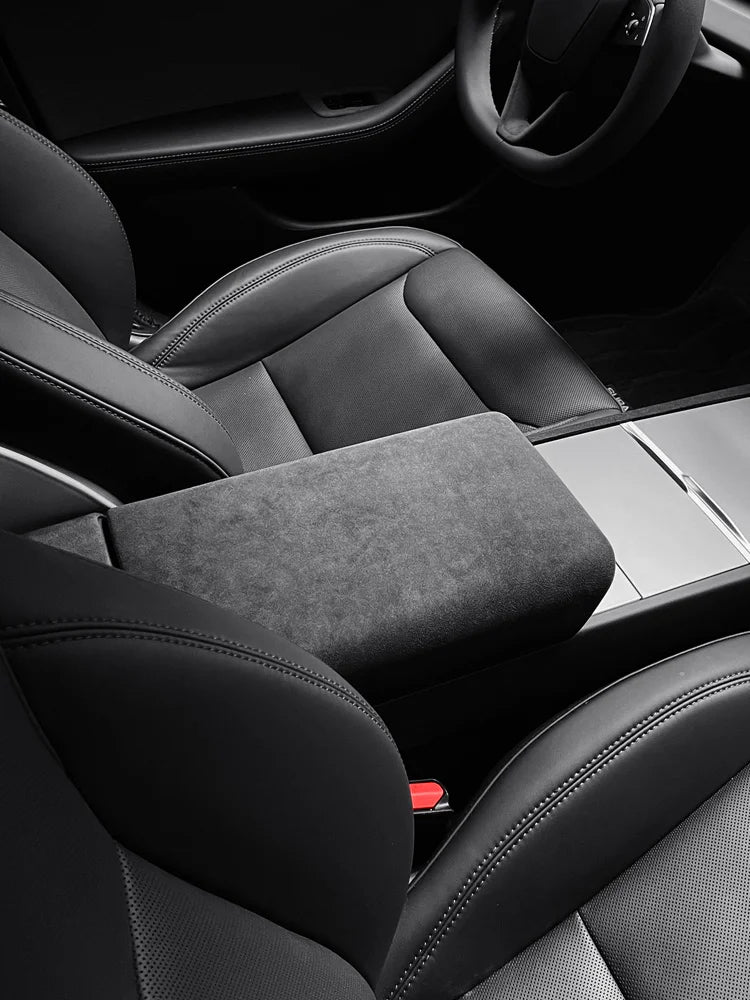 Tesla Model 3 Highland Alcantara Armrest Cover