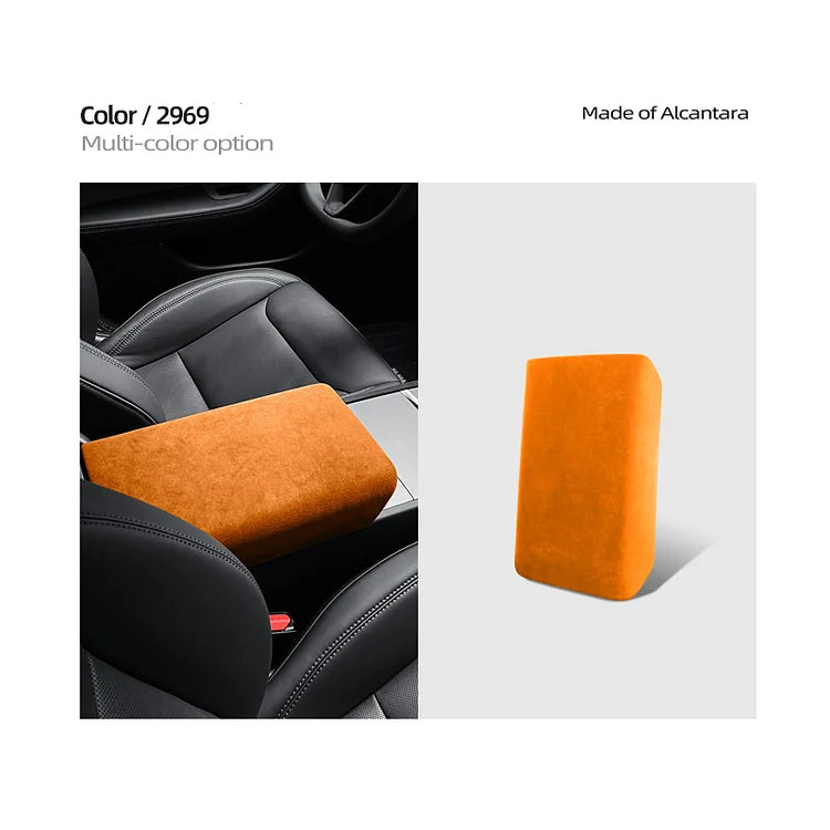 Tesla Model 3 Highland Alcantara Armrest Cover