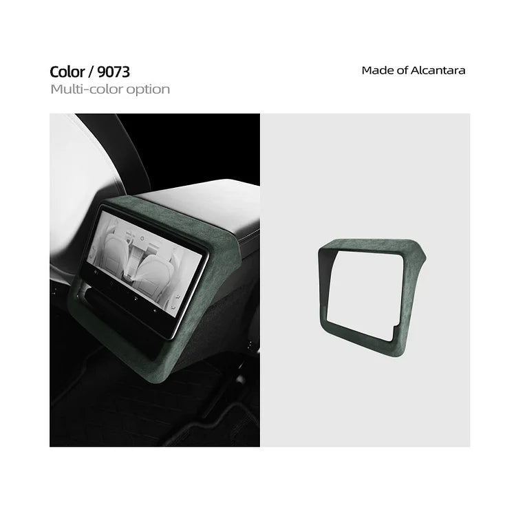 Evtesparts Tesla Model 3 Highland Alcantara Rear Screen Frame Cover