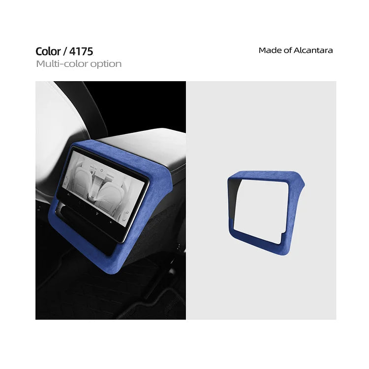 Evtesparts Tesla Model 3 Highland Alcantara Rear Screen Frame Cover
