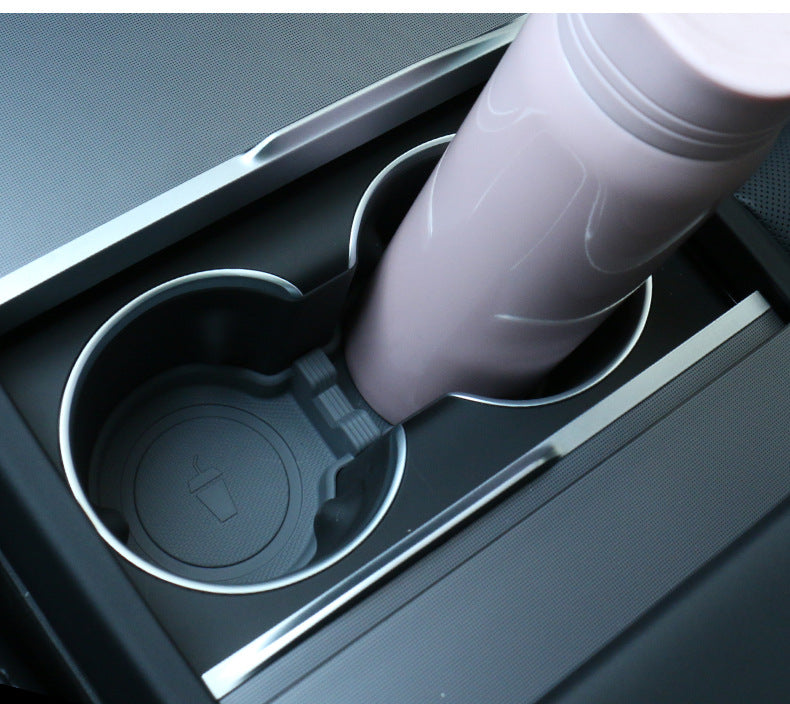 Tesla Model 3 Highland/Model Y Juniper Anti-slip Silicone Cup Holder Mats
