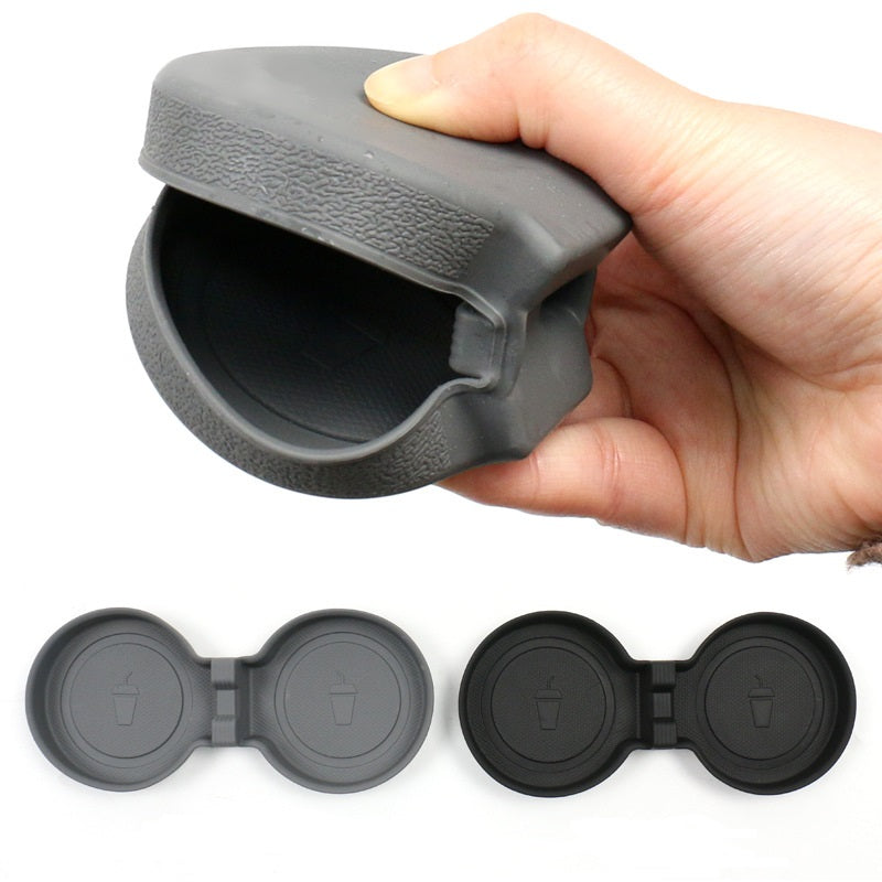 Tesla Model 3 Highland/Model Y Juniper Anti-slip Silicone Cup Holder Mats