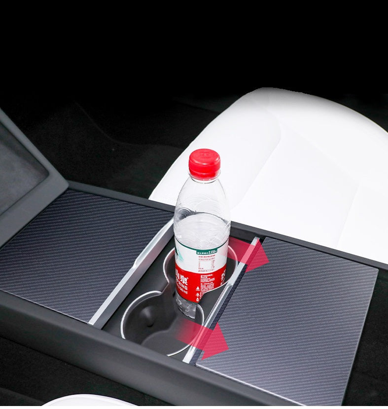 Tesla Model 3 Highland Real Carbon Fiber Center Console Panel Wrap