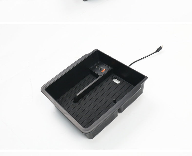 Tesla Model 3 Highland Central Control Storage Box With USB Docking Station