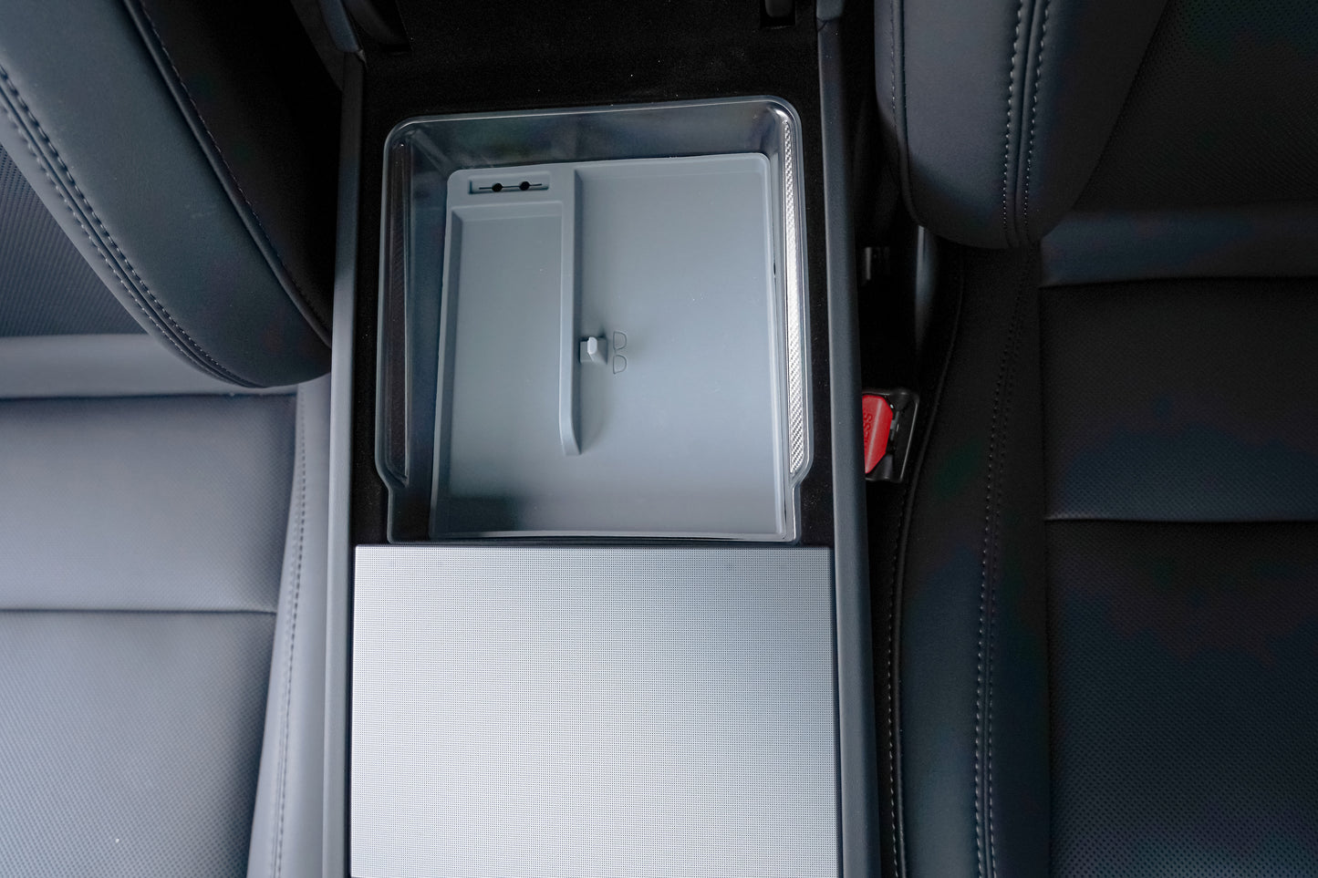 Tesla Model 3 Highland Center Console Organizer & Armrest Storage Box (Transparent Style)