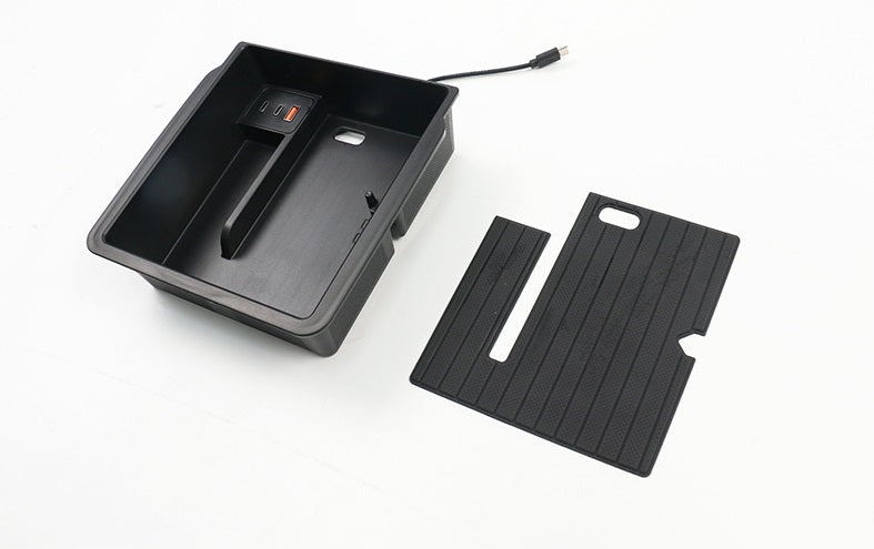 Tesla Model 3 Highland Central Control Storage Box With USB Docking Station