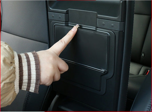 Tesla Model 3 Highland Armrest Hidden Storage Box Press Style