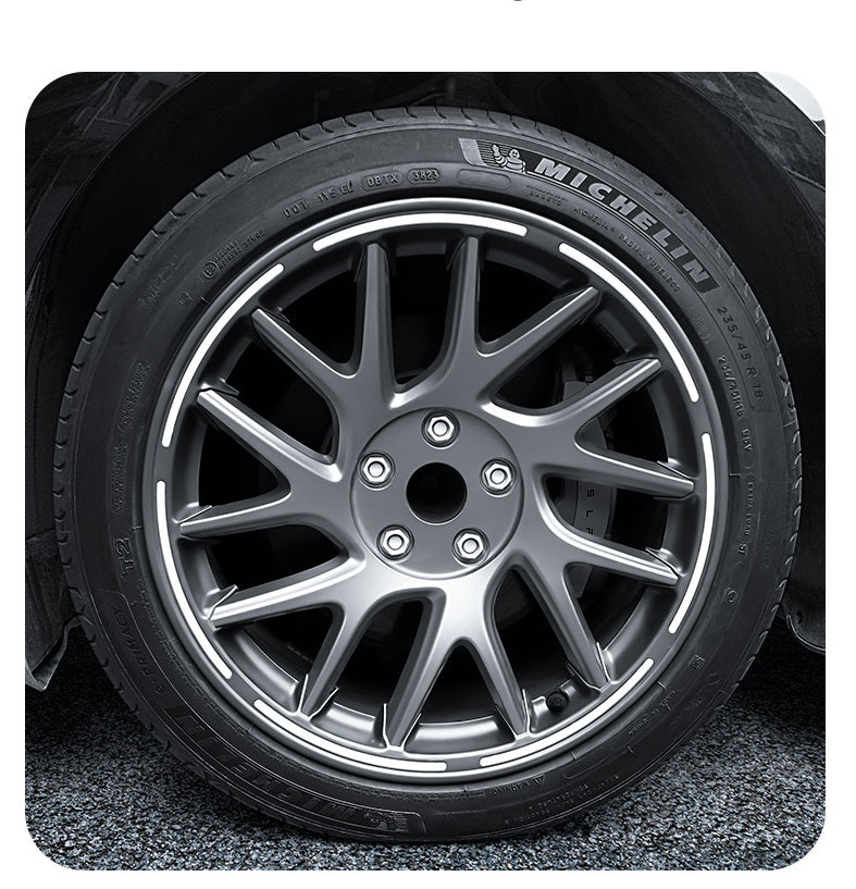 Tesla Model 3 Highland Luminous Wheel Hub Cover Rim Protector Half Pack Style