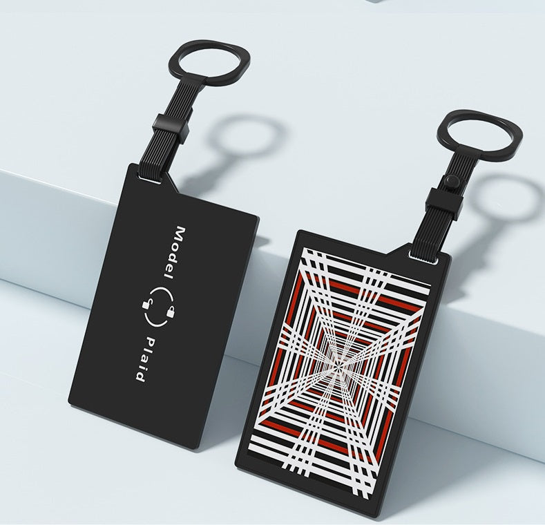 Tesla Model 3 Highland Plaid Style Key Card Protective Cover