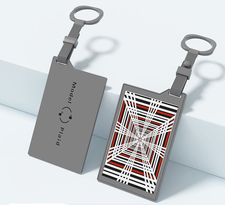 Tesla Model 3 Highland Plaid Style Key Card Protective Cover