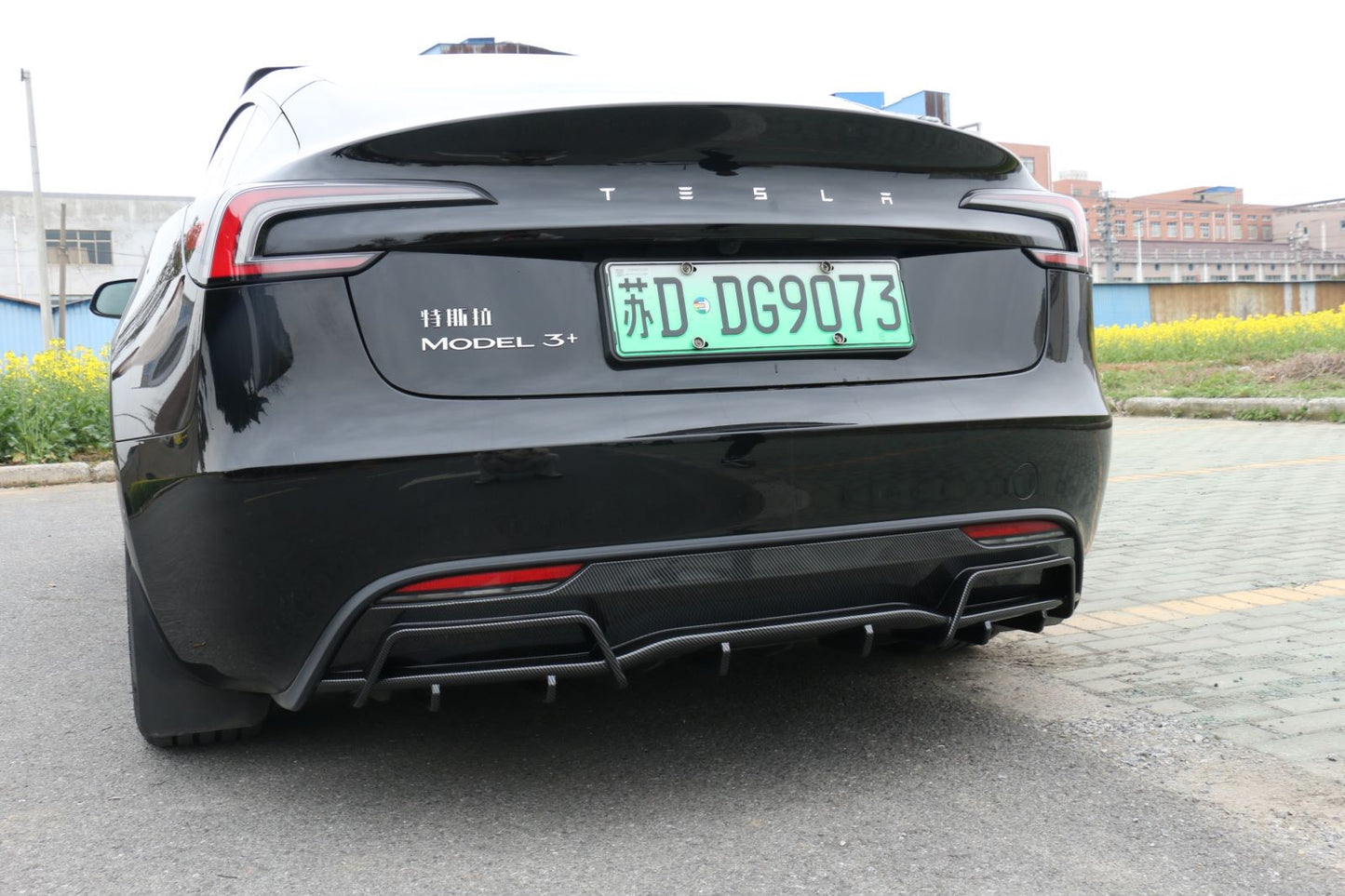 Tesla Model 3 Highland Rear Bumper Diffuser Lip