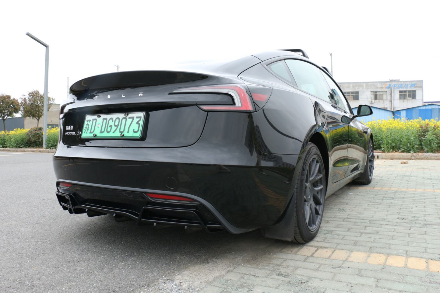 Tesla Model 3 Highland Rear Bumper Diffuser Lip