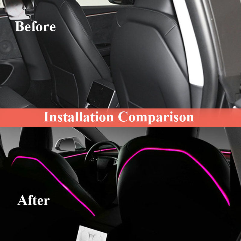 Tesla Model 3 Highland Seat Backrest LED Ambient Lighting