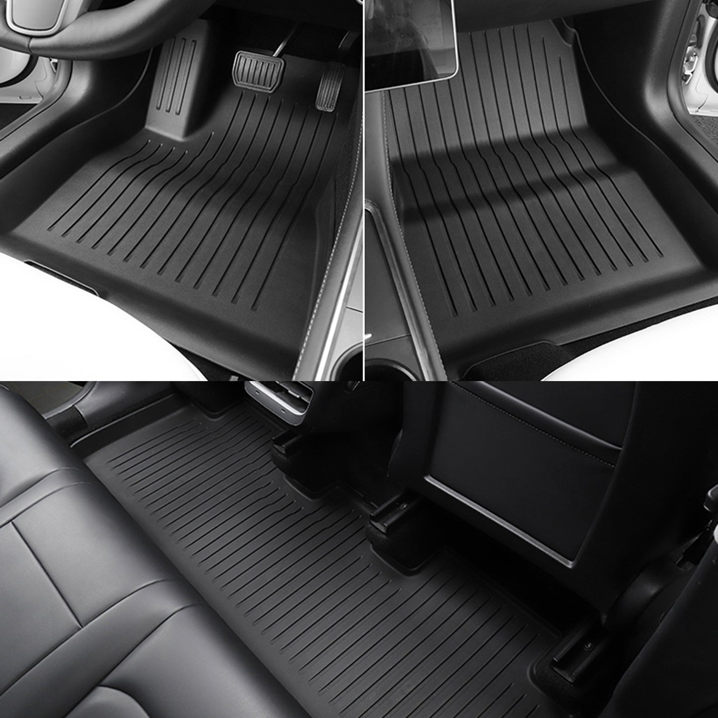 Tesla Model 3 Highland TPE Floor Mats & Trunk Mats Liners